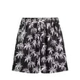 thumbnail image 2 of BXJX Mens Shorts With Pocket- Print Drawstring Casual Elastic Waist Summer Shorts Black Size 3XL, 2 of 5