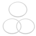 thumbnail image 1 of Unique Bargains Kitchen Pressure Cooker Clear Rubber Gasket Sealing Ring 26cm Inner Dia 3pcs, 1 of 2