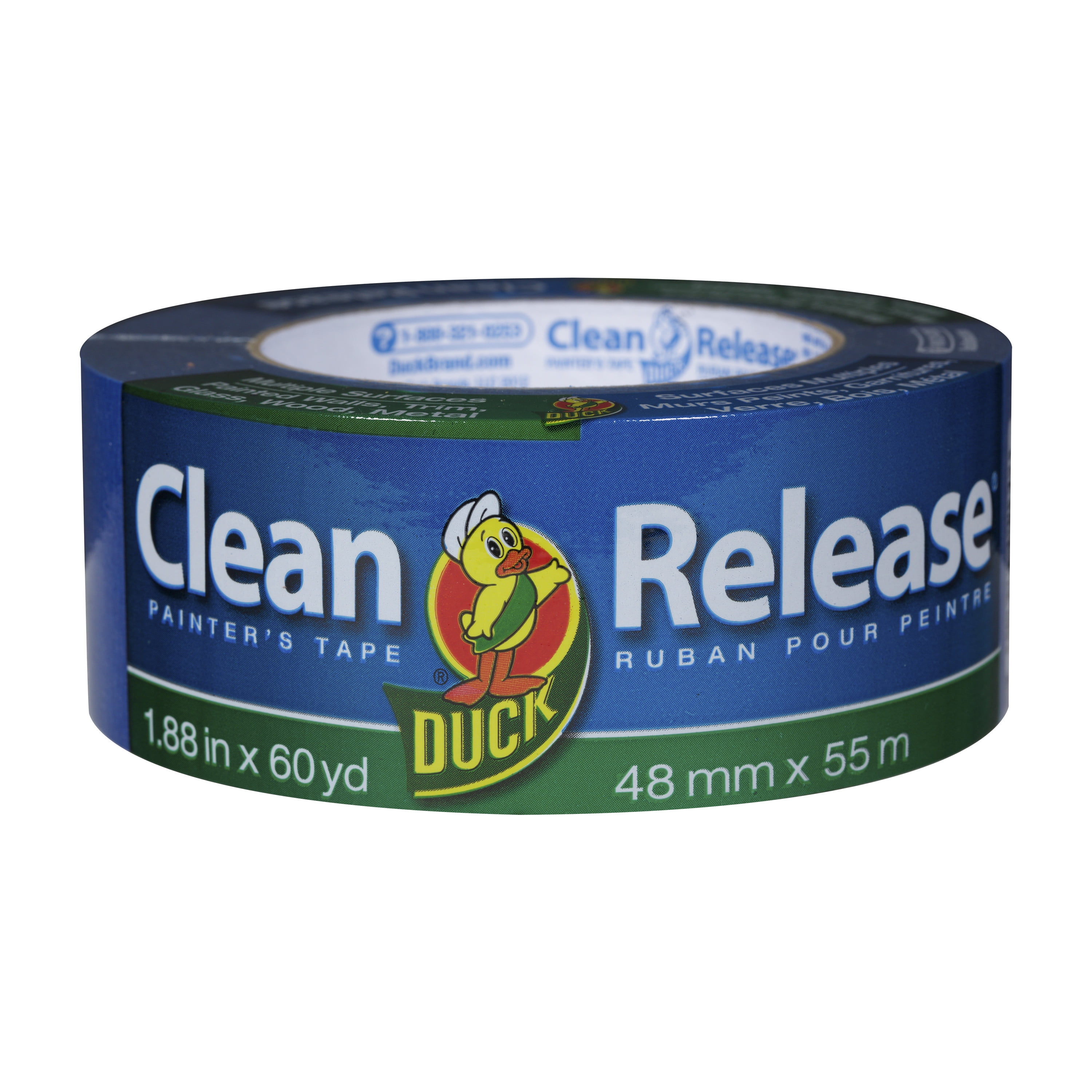 Duck Clean Release 1.88 In. x 60 Yd. Blue Painter's Tape