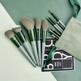 thumbnail image 3 of LNGOOR 13 PCS Professional Makeup Brush Set - Soft & Fine Nylon Bristles  ABS Plastic Rod  Unscented  Perfect for Normal Skin - Complete Eye Shadow  Foundation  Blush  Powder Blending Bea, 3 of 6