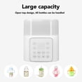 thumbnail image 3 of BOKYAN 2-In-1 Double Baby Bottle Warmer Multi-Functional Fast Milk Heater With Timer Digital Display Automatic Cleaning Breastmilk Warmer White US Plug 110V, 3 of 9