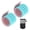 Pink Blue, variant on awjaisca 1 Pair Sports Weighted Bangles Magnetic Adjustable Men Women Ankle Wrist Weights Running Walking Yoga Pilates Gym Arm Leg Workout Bracelet
