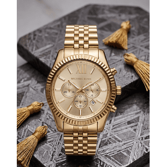 Caravelle 44B114 Men's Sport Black Dial Yellow Gold Steel Bracelet