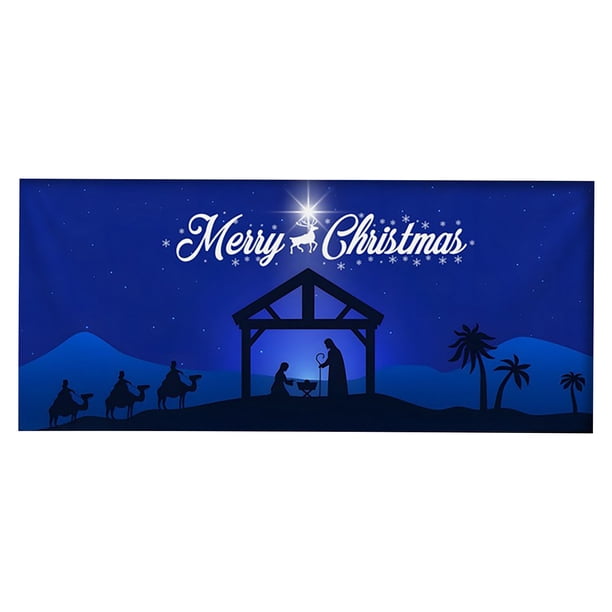 ¡Descuento del Día!, Decoración navideña para puerta de garaje, cubierta navideña para puerta de garaje, mural grande para puerta de garaje, pancarta navideña colgante para fiesta al aire libre