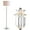 Clear/Chrome, variant on JONATHAN Y Aria 63" Crystal/Metal LED Floor Lamp, Clear/Chrome, JYL1046A