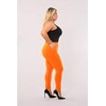 thumbnail image 4 of Plus Size Tummy Control Sculpting Treggings - Orange, 4 of 10