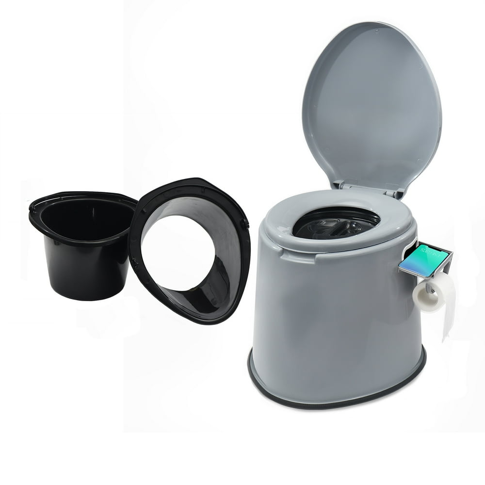 Portable Travel Toilet Potty for Elders Home Use, Indoor Outdoor