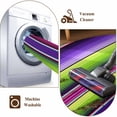 thumbnail image 6 of Abstract Front Door Rugs 2x3 ft Colorful Mexican Stripes Purple Green Farmhouse Small Rug for Entryway Non Slip Washable Bathroom Door Mat Absorbent Floor Mat for Indoor Entrance, 6 of 9