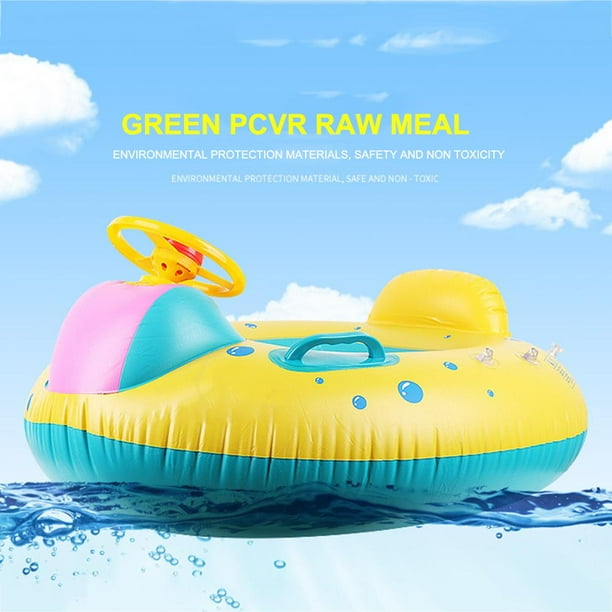 Anillo de natación de piscina para niños con juguete inflable de flotador de asiento de agua para sombrilla