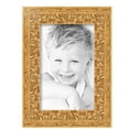 thumbnail image 2 of ArtToFrames 8" x 14" Antique Floral Gold Picture Frame, 8.5x14 inch Multi Wood Poster Frame (WOM-5169), 2 Pack, 2 of 6