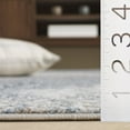 thumbnail image 5 of SAFAVIEH Parker Melany Abstract Polyester Area Rug, Blue/Taupe, 4' x 6', 5 of 8