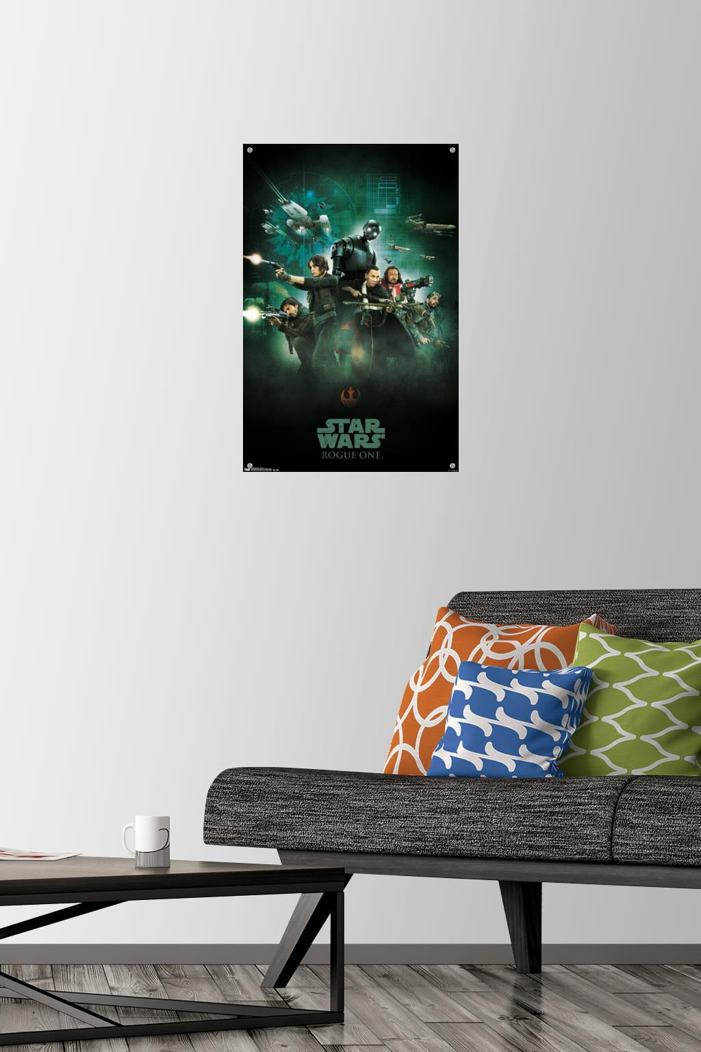 Star Wars: Rogue One - Group Wall Poster with Push Pins, 14.725" x 22.375"