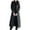 Black, variant on Womens Fashion Hooded Coat 2025 Quilted Long Puffer Jackets Waterproof Warm Winter Maxi Length Parka Coats Down Jacket