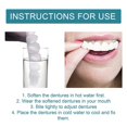 thumbnail image 3 of 3x Snap On False Teeth Upper + Lower Dental Instant Veneers Dentures Tooth Cover, 3 of 4