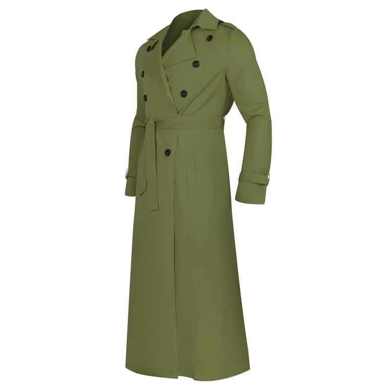 Mens olive shop green raincoat