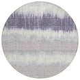 thumbnail image 2 of Addison Rugs Chantille Indoor/Outdoor Transitional Stripes Lavender Washable Round Rug, 8' x 8', 2 of 6