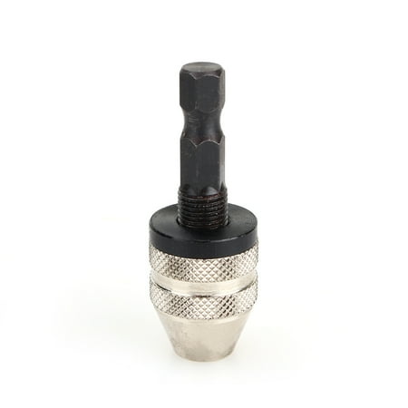 

1/4 0.3~3.6mm Quick Change Keyless Drill Bit Chuck Hex Shank Adapter Converter