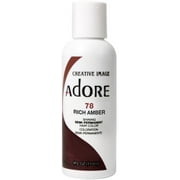 Adore Semi-Permanent Haircolor, Rich Amber 4 oz - (Pack of 2)