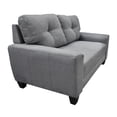 thumbnail image 3 of Love seat El Bazar Store Sidney Lino Gris plata 2 plazas, Modular, Moderno, Sala, Sofa, 3 of 4