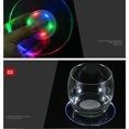 thumbnail image 3 of Luces LED para portavasos, posavasos LED con 7 colores, posavasos con luz para tazas, posavasos para decoración de luz ambiental SM SunniMix iluminan los posavasos, 3 of 6