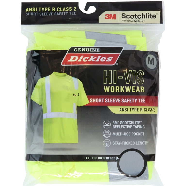 Genuine Dickies Men's Hi-Vis Short Sleeve Safety Tee photo 2
