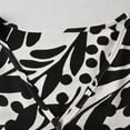 thumbnail image 7 of Womens Summer Dresses V Neck Short Sleeve Floral Print Midi Dress with Pockets Flowy Swing Vacation Casual Sundress S-2XL, 7 of 7