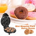thumbnail image 4 of Sendowtek Mini Máquina Eléctrica Para Hacer Donas, Doble Cara Antiadherente con Pies Antideslizantes, Apta para Niños y Reuniones Familiares - Negro, 4 of 5