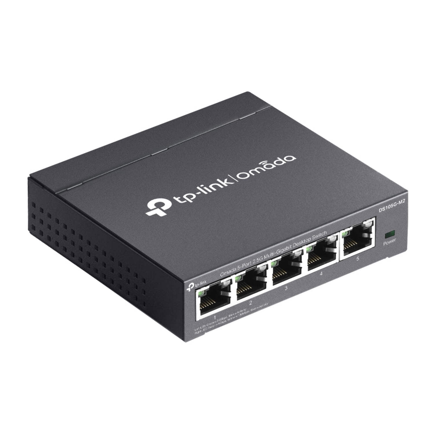TP-Link Omada 5-Port 2.5G Multi-Gigabit Desktop Switch - 5 Ports - 2.5 Gigabit Ethernet - 2.5GBase-T - 2 Layer Supported - 5.81 W Power Consumption - Twisted Pair - Desktop