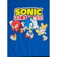 thumbnail image 3 of Sonic Boys Graphic T-Shirt, Hoodie & Jogger Sweatpants, 3-Piece Outfit Set, Sizes 4-20, 3 of 4