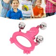 thumbnail image 4 of Hand Jingle Bell, Rattle Jingle Bell Pretty Sounds Bell Shaker Percussion Instrument Portable Musical Rhythm Toy for Playing Party Performance Karaoke Accompany, 4 of 7