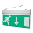thumbnail image 2 of LED Emergency Exit Sign Light - Acrylic Safety Indicator - 110-220V, 2 of 8
