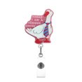 thumbnail image 1 of Acrylic Badge Reel With Secure Clip For Workplace Identification And Easy, 1 of 4