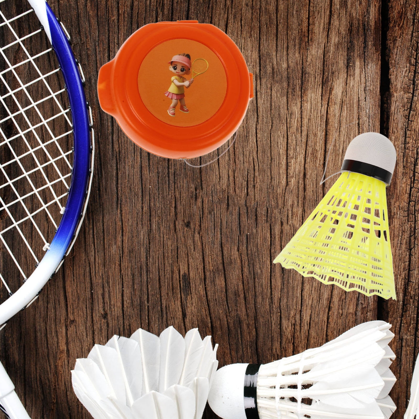 FRCOLOR 2 Sets Badminton Trainer Rebound Swing Trainer Badminton Training Tool for Single Player Practice and Skill Improvement