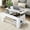 39 in White Table, variant on Lift Top Coffee Table for Living Room, 39 Inch Wooden Table Adjustable Table For Home Office, White