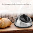 thumbnail image 4 of FLAMEEN Kitchen Timer, Echanical Wind-Up Timer, Stainless Steel For School Offices Salons Kitchen, 4 of 8