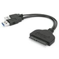 thumbnail image 1 of 2.5HDD/SSD Data Transmission Cable Computer Connected Hard Disk Conversion Date Cable, Gold-Plated Interface USB3.0 To  Cable, For PC Laptop Notebook Black, 1 of 8