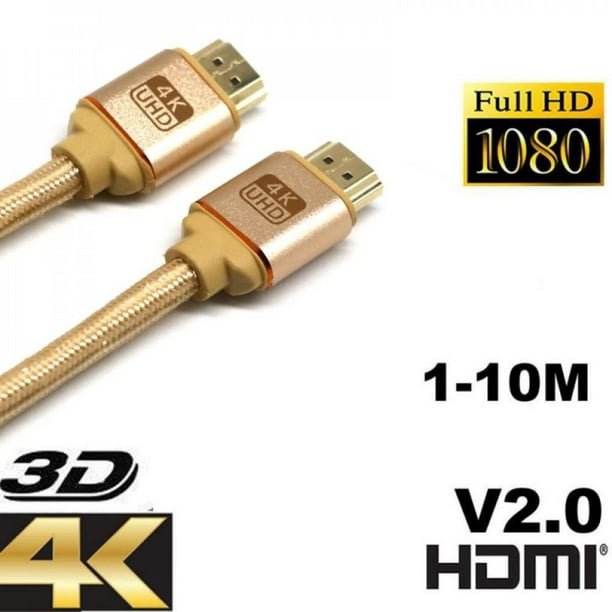 ZDMATHE New HDMI Cable 4K HDMI to HDMI 2.0 Cable Cord for PS4 Apple TV 4K Splitter Switch Box 60Hz Video Cabo Cable HDMI - Walmart.com Walmart.com