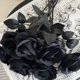 thumbnail image 4 of Rose Gothic Dark Artificial Flower White Inner Ring Red Halloween Decoration Artificial Flower Silk Flower Artificial Flower, 4 of 5