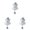 B, variant on 3 Pcs Angel Doll Pendants Christmas Plush Ornaments with Hanging Loops, Soft Plush Angel Decor for Christmas Tree Party Wedding Valentine's Day New Year Birthday Celebration Decorations