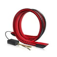 thumbnail image 4 of Car Tail Streamer Lamp Carbon Fiber LED Light Rear Wing Spoiler Lip Brake Trunk, 4 of 4