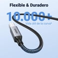 thumbnail image 2 of Cable Impresora UGREEN Negro Nylon USB 2.0 Tipo A a B (1M), 2 of 7