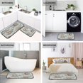 thumbnail image 4 of 2-Piece Kitchen Rugs Set Non-Slip Mats Carpet Floor for Kitchen, Bathroom (19.7"x27.6" & 19.7"x47.2") Deer and Cardinals Pattern, 4 of 7