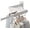 White, variant on Wall Mounted Gray Foldable Clothes Drying Rack Laundry Hanger