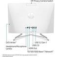 thumbnail image 4 of Newest HP 24-inch FHD All-in-One Desktop Computer - Dual-Core AMD Athlon Silver 3050U - 8GB DDR4 RAM-256GB SSD - DVD-RW - WiFi Bluetooth - Windows 10 Pro - Snow White w/ 32GB USB Drive (HP-24-DD00), 4 of 5