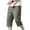 AE05_Army Green, variant on Lumtrix Men's Capri Pants 3/4 Long Jogger Sport Shorts Workout/Gym/Yoga/Beach Quick Dry Shorts with Zipper Pockets Gray XL