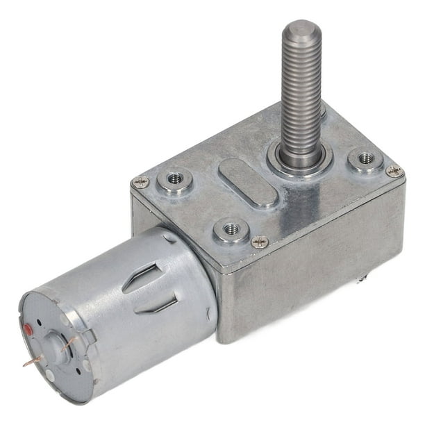 Reductor De Engranaje Helicoidal, Motor Reductor DC12V 4632-370 Funcionamiento Silencioso Alta Precisión M8 X 33 Mm 90 RPM Compacto Para Cabrestante Pequeño