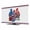 Red, Blue, White, Cyan, variant on TV Cover Indoor, American Flag Ice Cream Stretch TV Dust Cover Television Screen Protector, Vintage 250th Anniversary Elastic Polyester Display Covers, Monitor Slipcover for LED LCD TVs 32 Inch