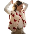 thumbnail image 5 of Female Fleece Vest Coat Beige S, 5 of 10