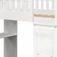 thumbnail image 3 of Twin Loft bed with 8 Drawers and 1 Desk, White, 3 of 5
