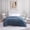 Estate Blue, variant on Casa Platino Quilted Blanket Twin Size - Quilted Down Alternative Blanket, Ultra Soft Breathable, Microfiber Down Alternative Fill, Year Round Blanket - Navy Blue